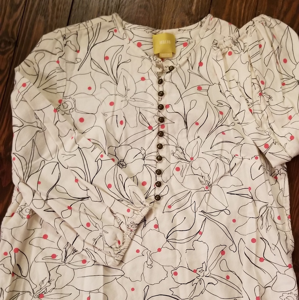 🌼Flannel blouse -size medium purchased at Anthro